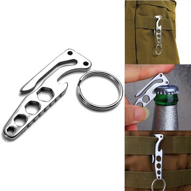 Multifunctional Outdoor Wrench Pocket Tool Keychain