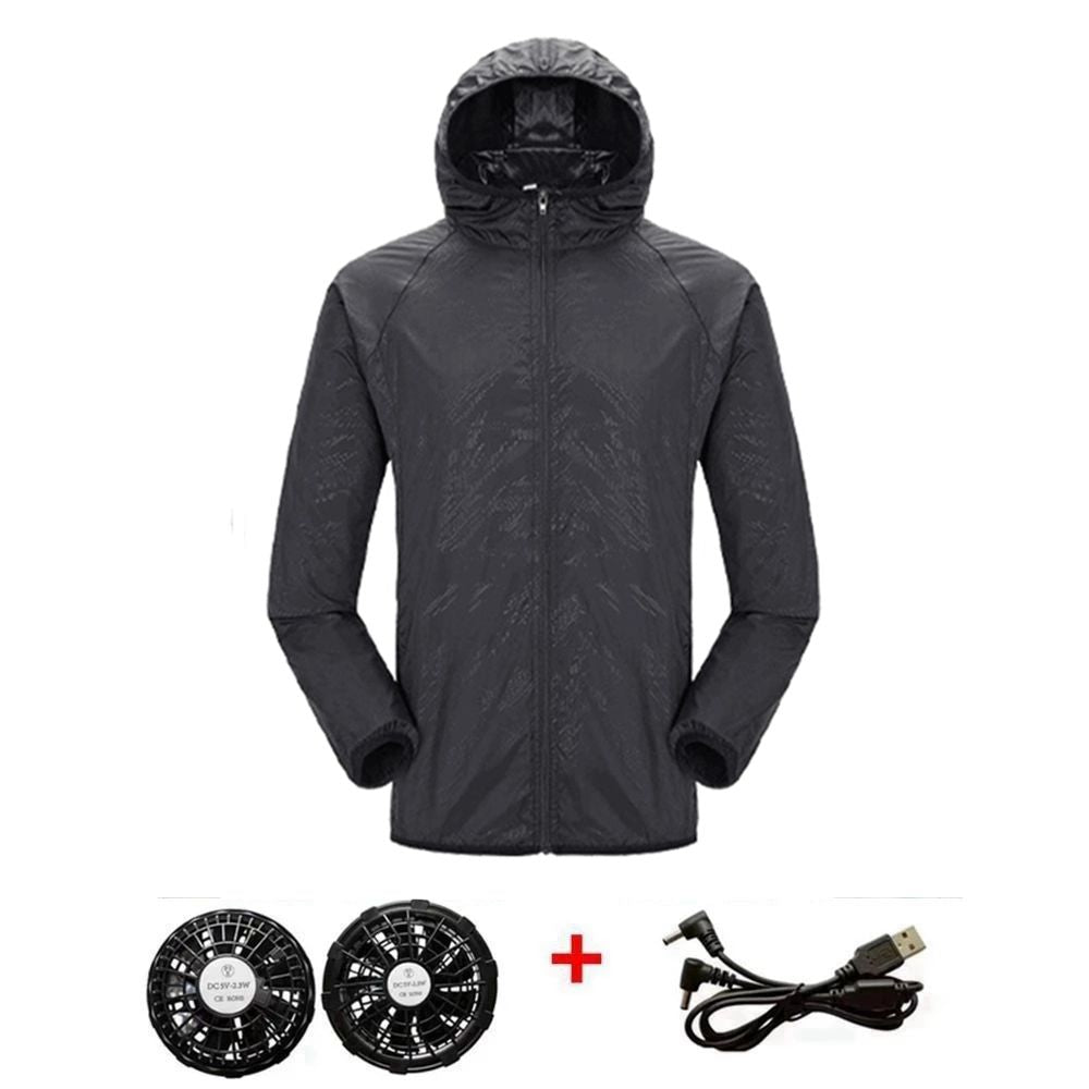 Outdoor Summer Cooling Fan Jacket