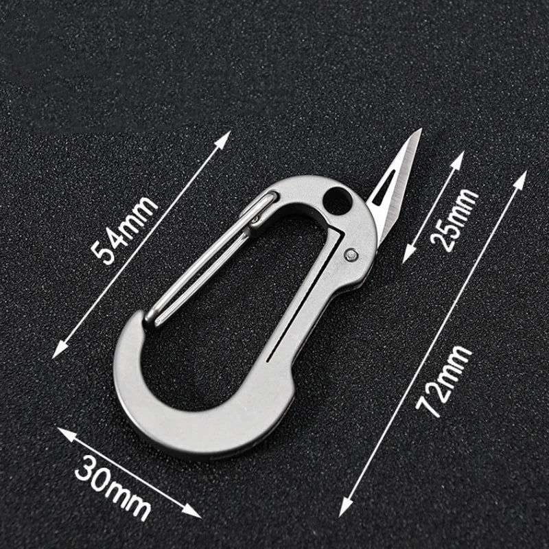 Titanium Alloy EDC Multi-Tool Keychain Knife