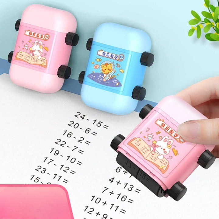 Quick Quiz Math Question Maker Roller Stamp