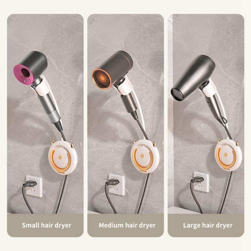 Mounted Universal Self-Adhesive Hair Dryer Holder