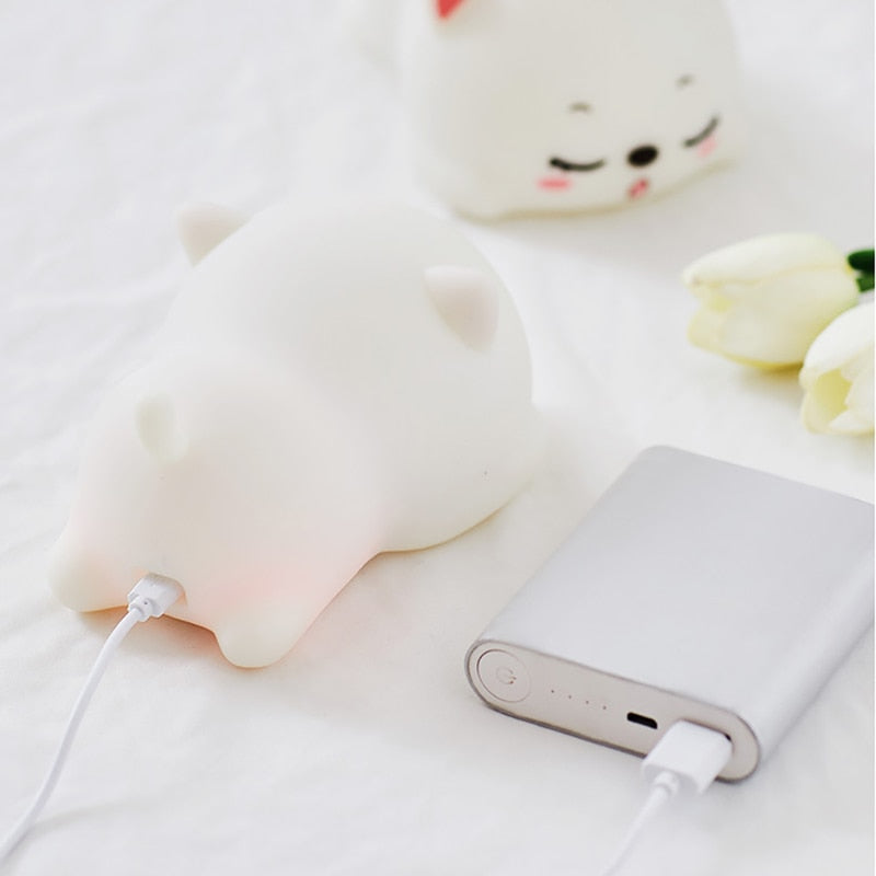 Mini Cat LED Touch Sensor Night Lamp