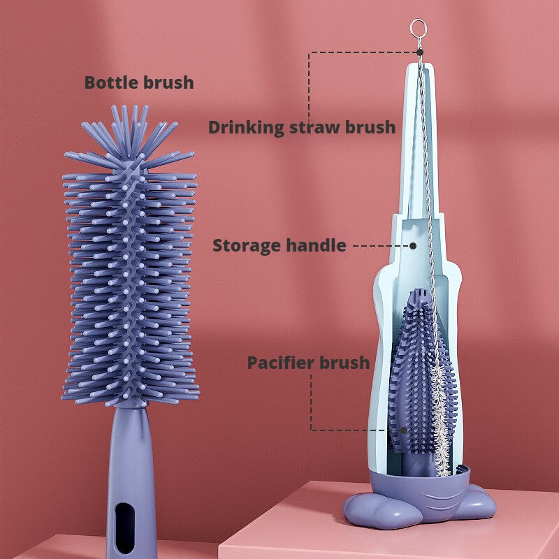 360 Rotating Baby Bottle Cleaner Brush