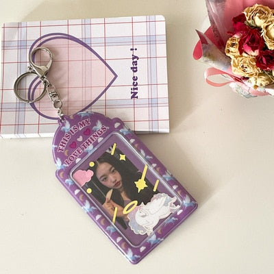 Mini Polaroid Holder Keychain