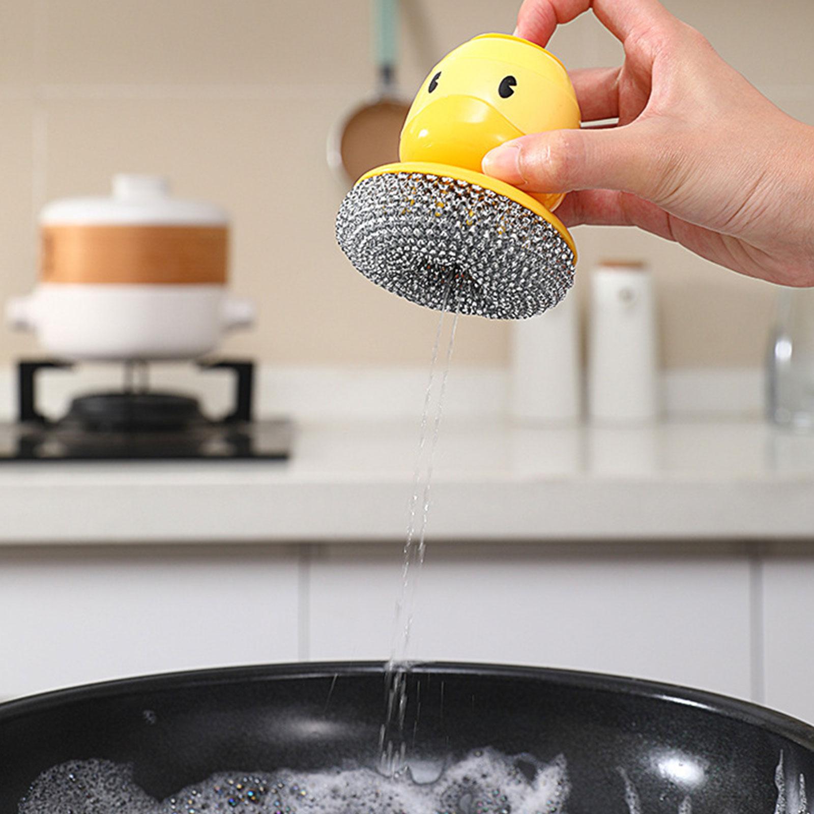 Duck Shape Dishwashing Scrubber