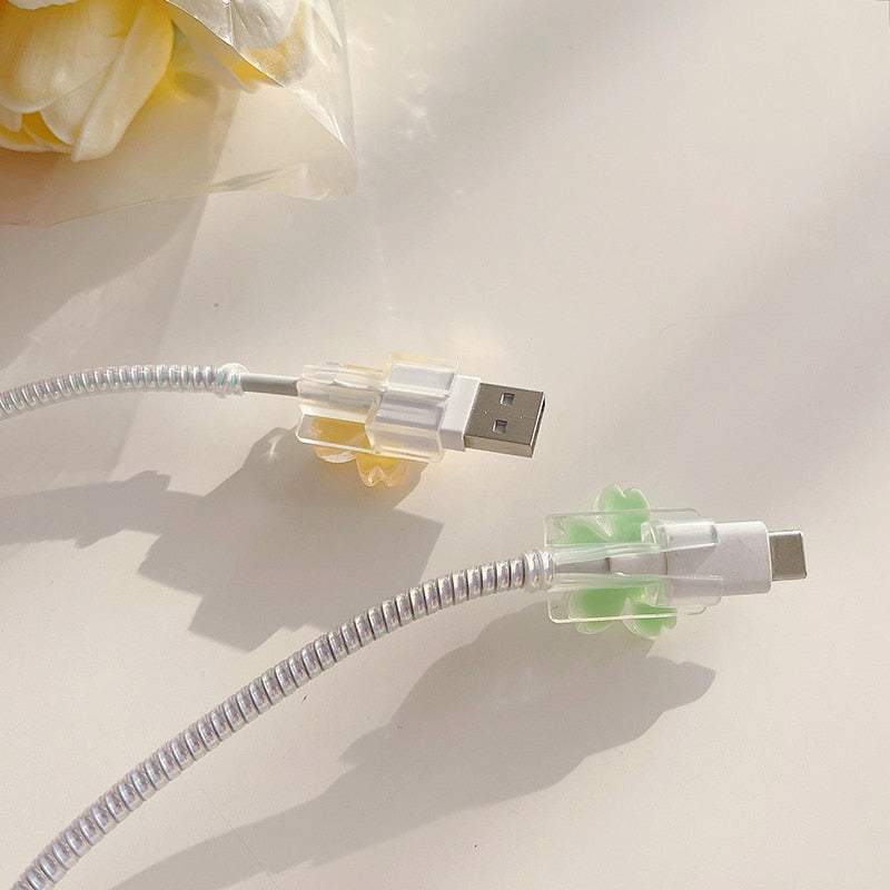 Flower Universal Cable Charger Protector