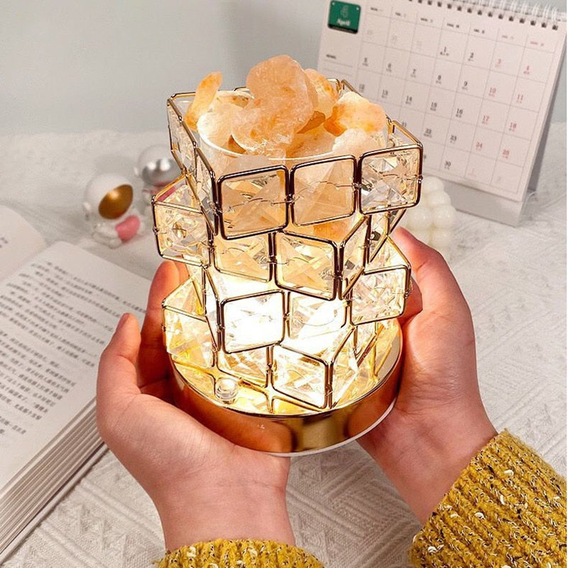 Crystal Room Mood Ambient Geo Shimmer Cube Light