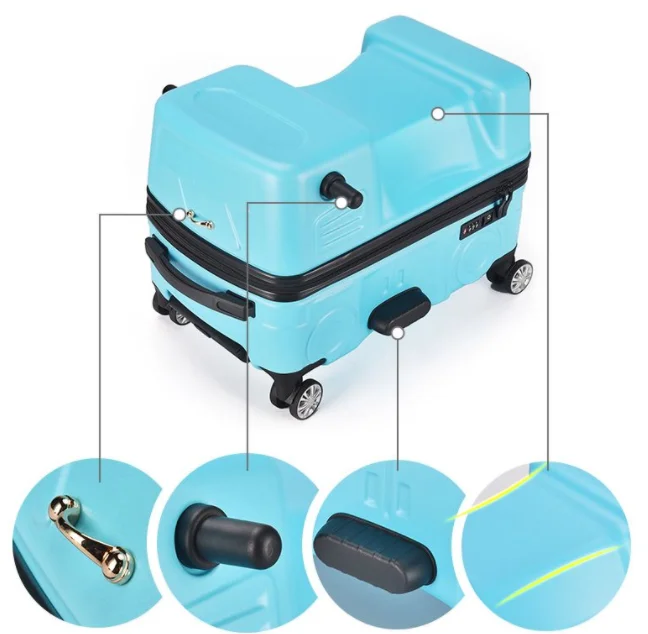 Kids Rolling Scooter Suitcase