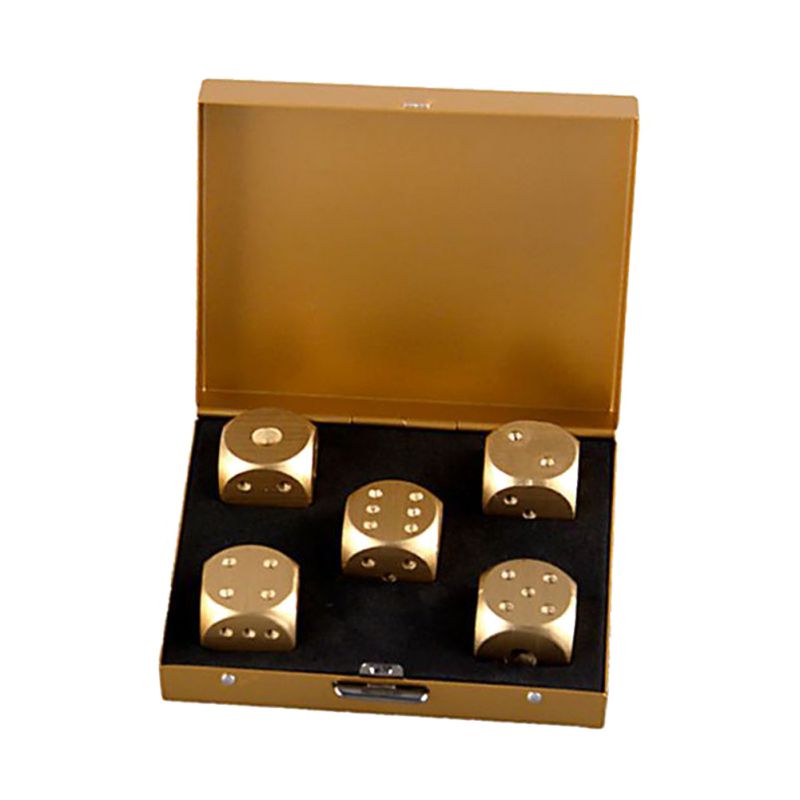 5pcs Aluminum Alloy Metal Dices