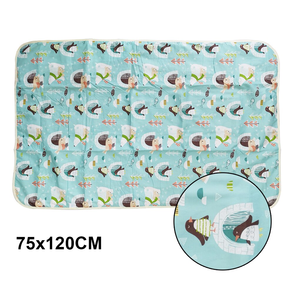 Cartoon Waterproof Reusable Changing Mat