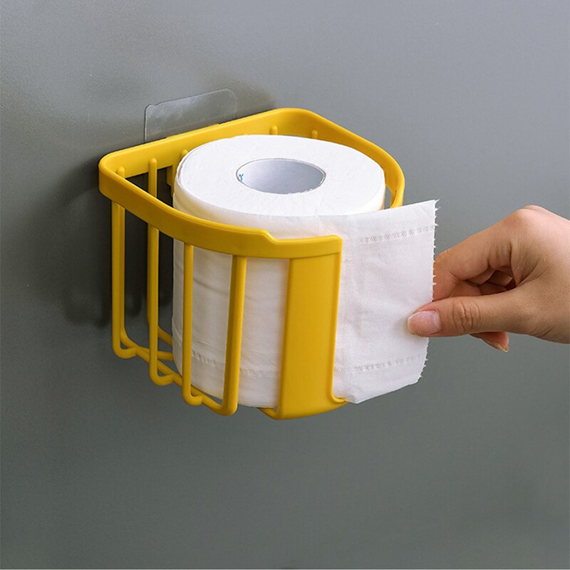 Wall-Mounted Toilet Paper Holder Box