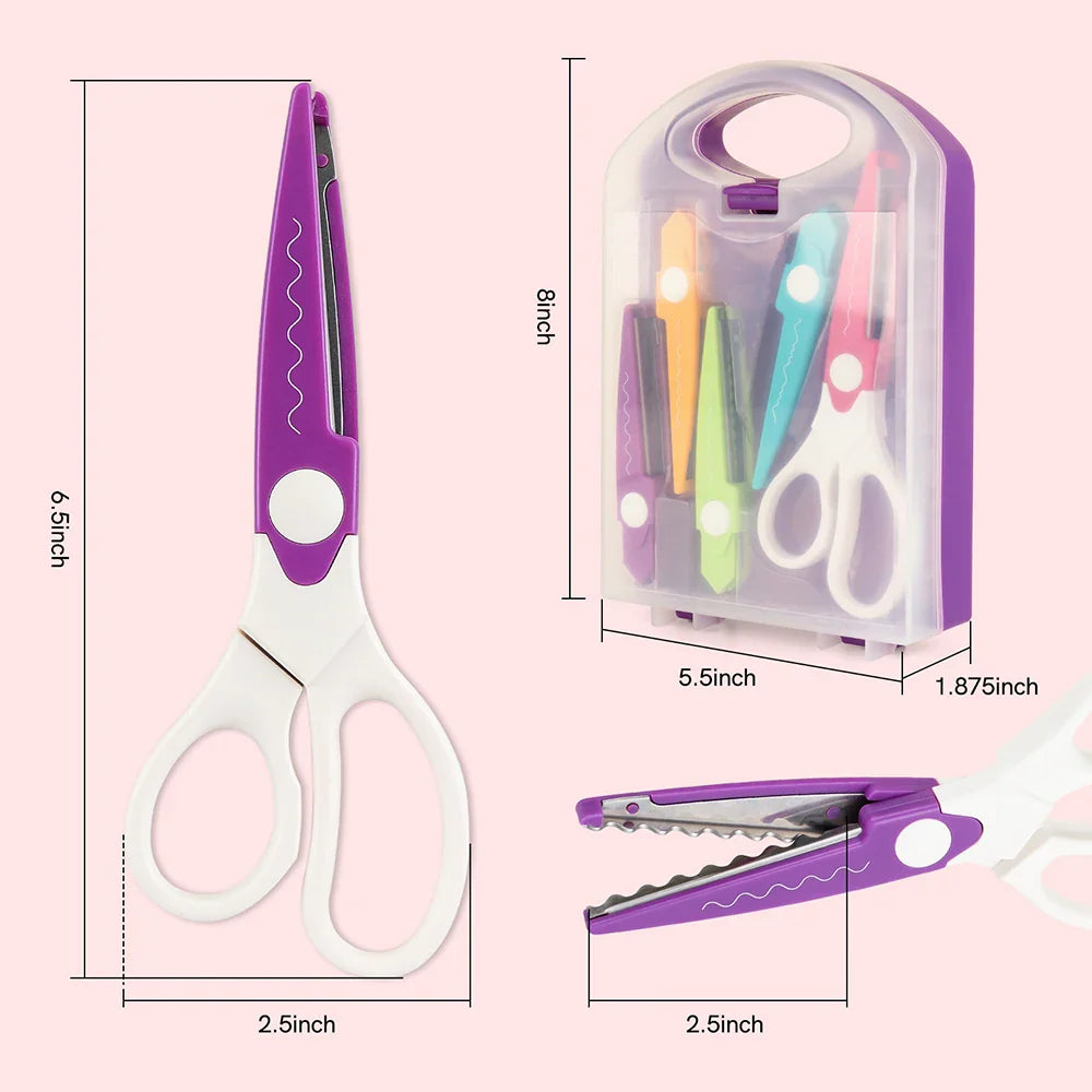 Decorative Craft Master Paper Edge DIY Scissors Set