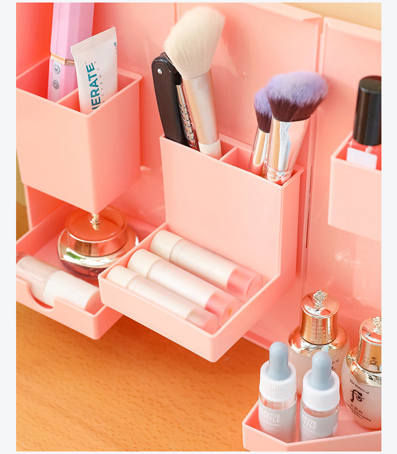 Foldable Stationary Makeup Storage Box