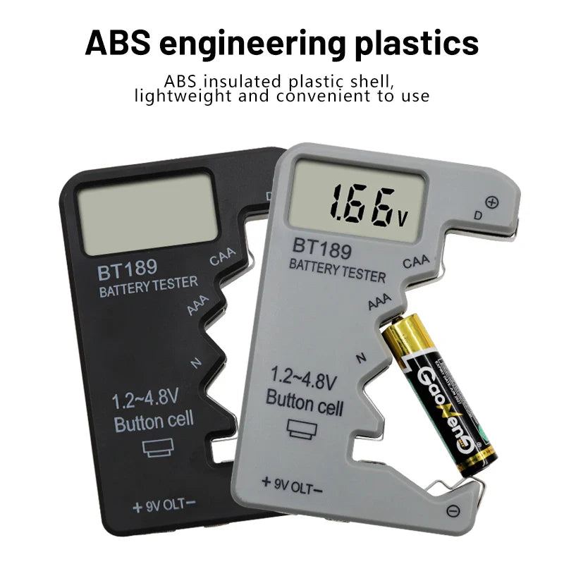 Power Scan LCD Display Battery Tester