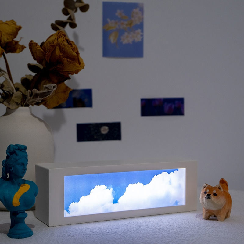 LED Cloudy Sky Rechargeable Night Lamp