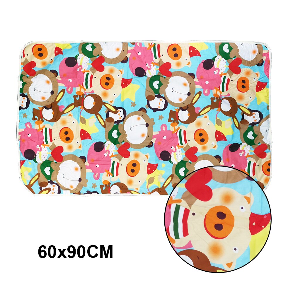 Cartoon Waterproof Reusable Changing Mat