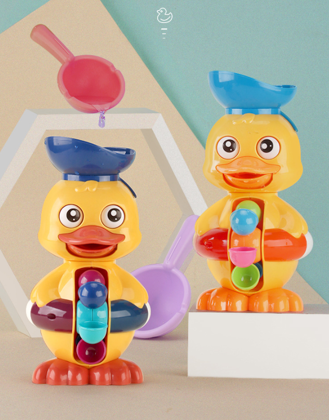 Duck Waterwheel Baby Bath Toy