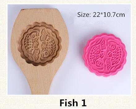 3D Wooden Baking Decorative Molds