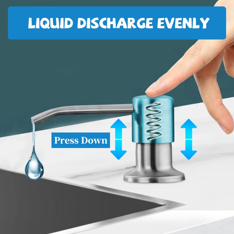 Kitchen Sink Built-in Liquid Soap Dispenser Kit