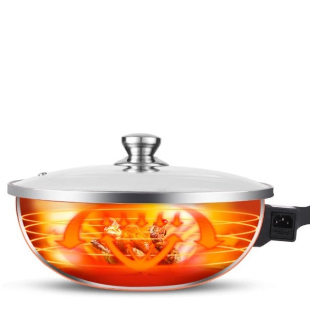 Integrated Electric Non-stick Pan