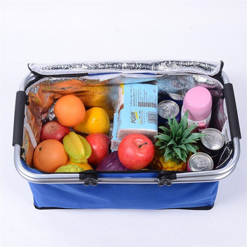 Travel Fresh Cooler Foldable Camping Basket