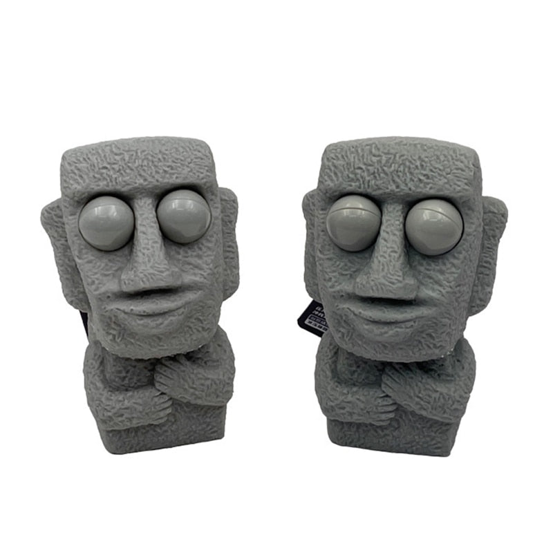 Eye-Popping Rock Man Fidget Toy