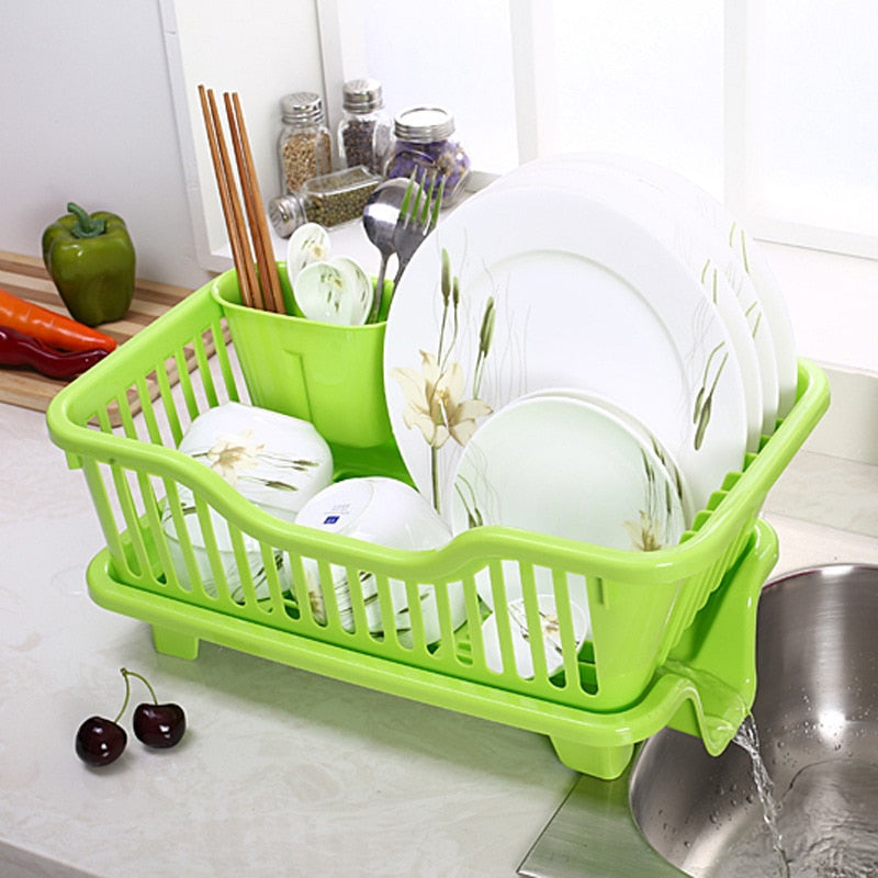 Kitchen Countertop Dish Drainer Rack