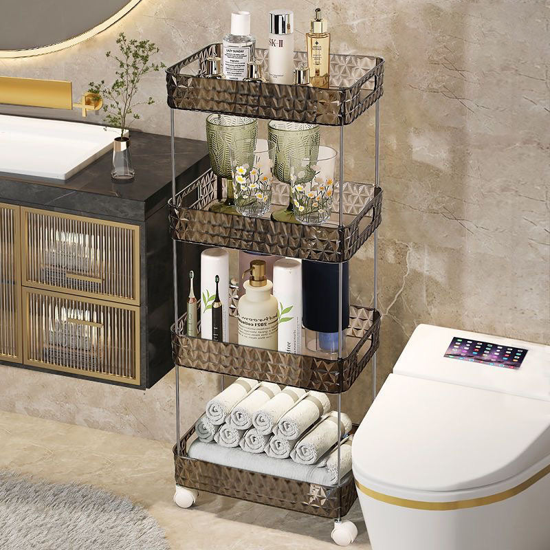 Home Bathroom Storage Organizer Rolling Rack