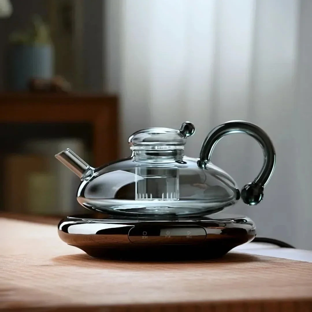 Pure Brew Aesthetic  Heat-Resistant Glass Teapot