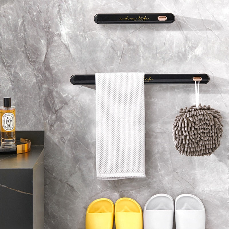 Towel Bar Space Saving Bathroom Holder