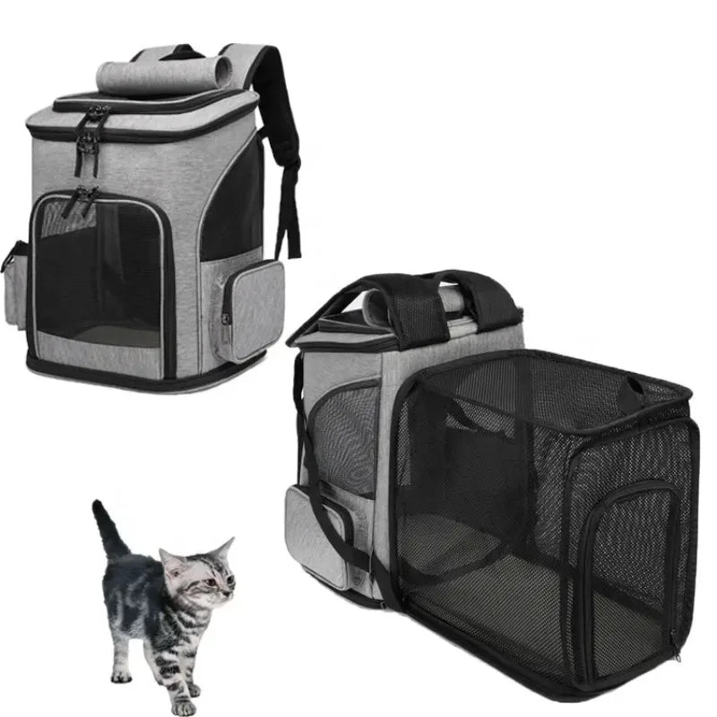 Pet Travel Breathable Expandable Backpack