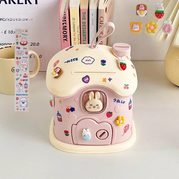 Rabbit Children Money Savings Piggy Bank