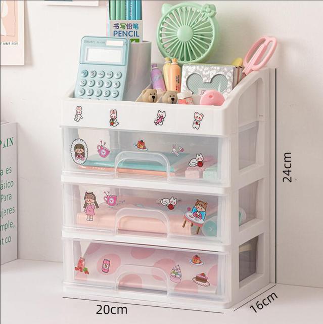 Tidy Tower Desk Organizer Storage Box