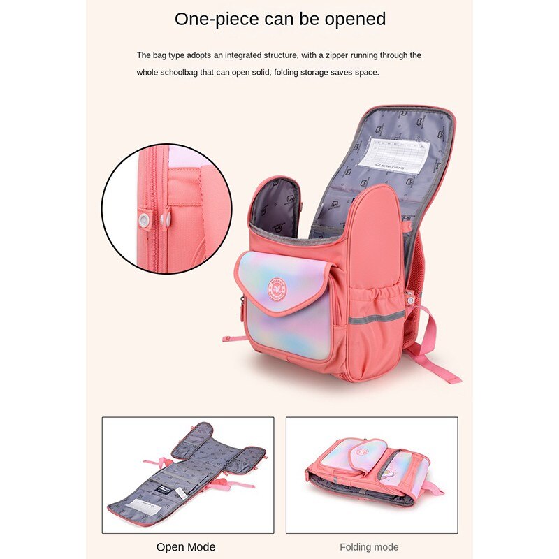 Reflective Large Waterproof Kids School Bag