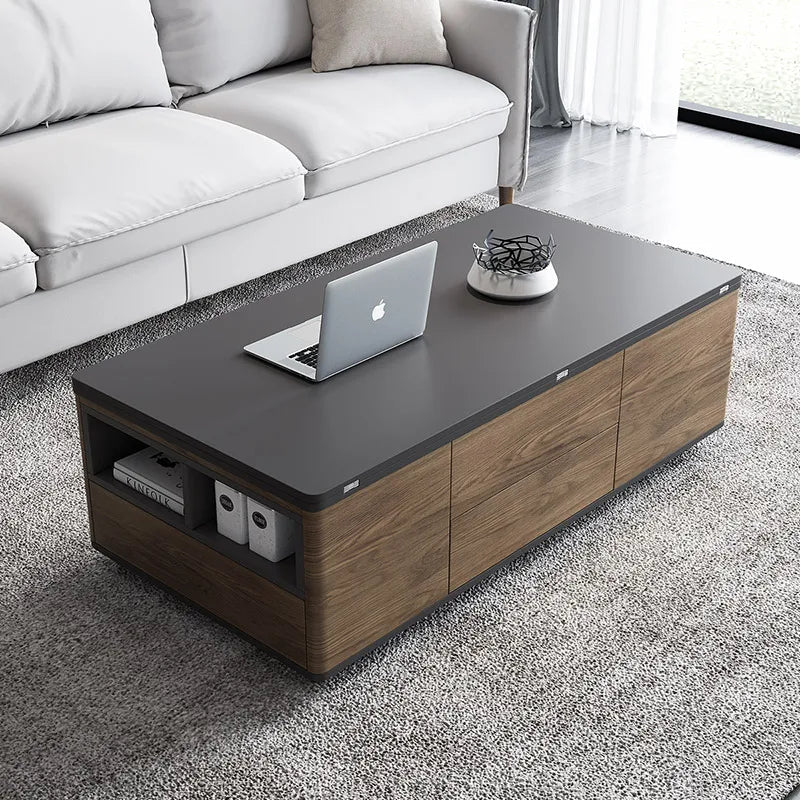 Space Saving Modern Convertible Folding Lift Coffee Table