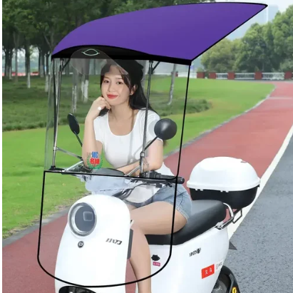 Rain Protection Bike Protective Cover Folding Canopy