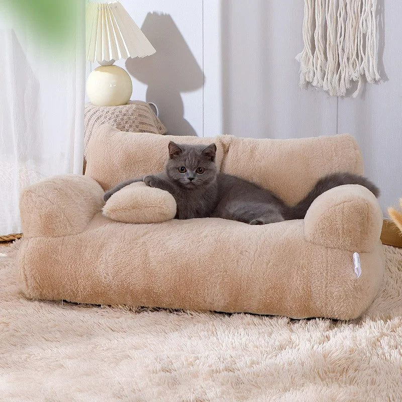 Four-Season Large Plush Pet Sofa