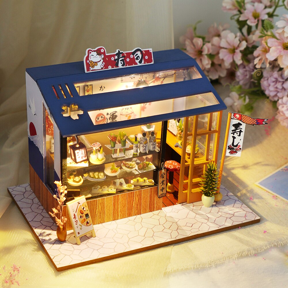 Miniature DIY Japanese Building Toys Kit