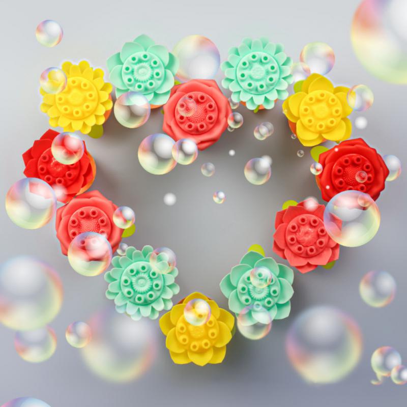 Flower Bubble Maker Toy