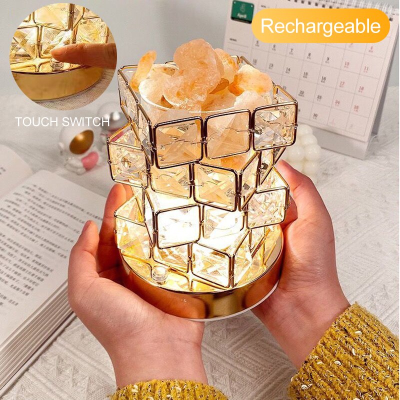 Crystal Room Mood Ambient Geo Shimmer Cube Light