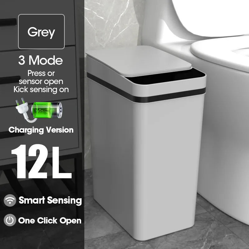 Waterproof Smart Wave Sensor Automatic Trash Can