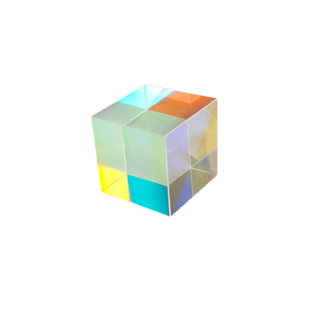 Colorful Light Reflecting Cube Home Decor