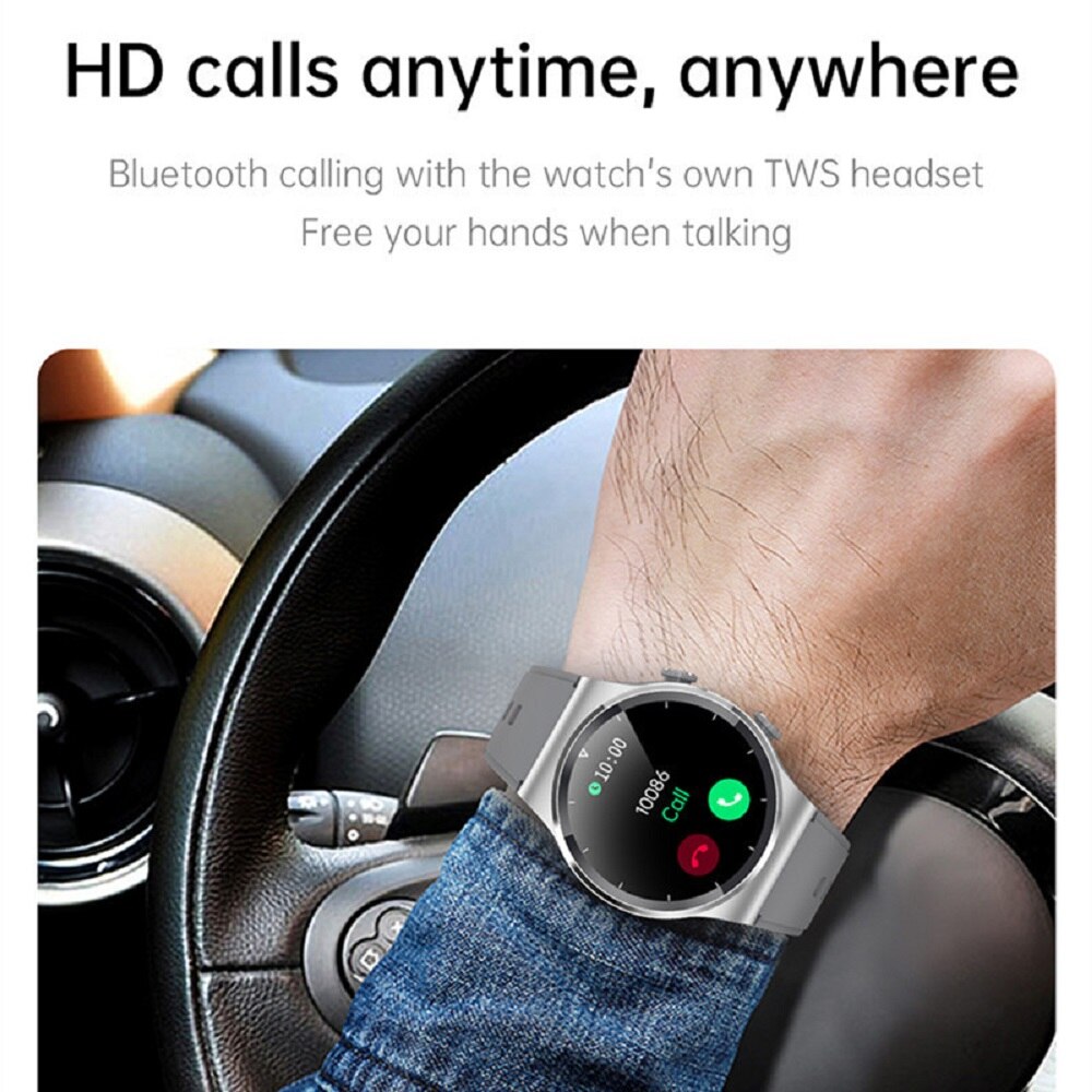 Classic Waterproof Built-in Earphone Smartwatch