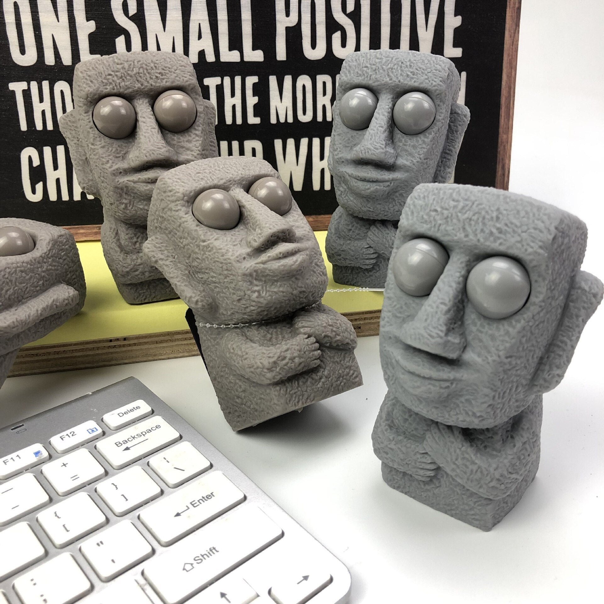 Eye-Popping Rock Man Fidget Toy