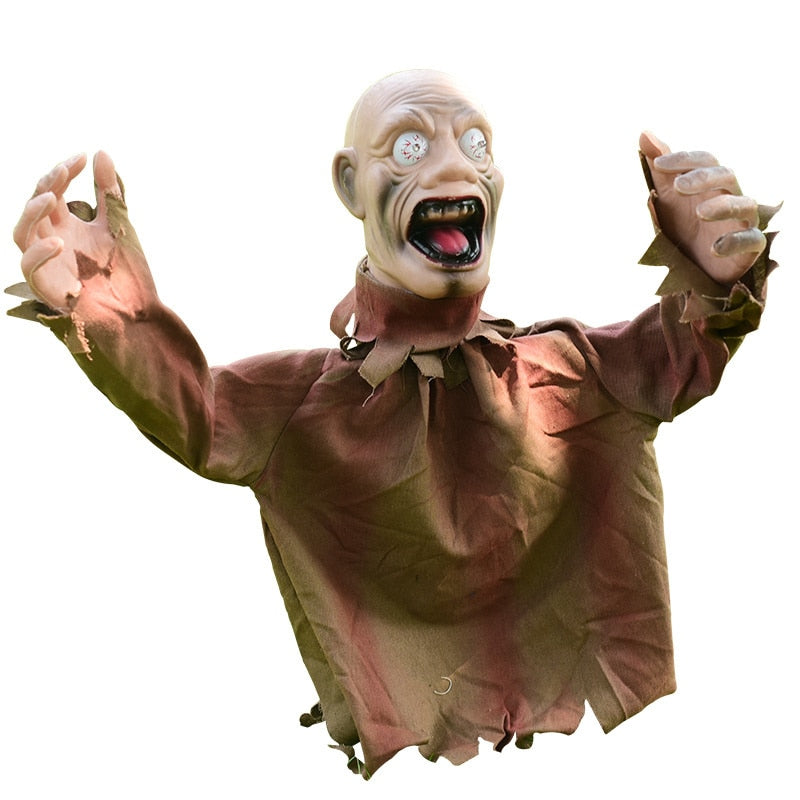 Scary Screaming Zombie Garden Halloween Decoration