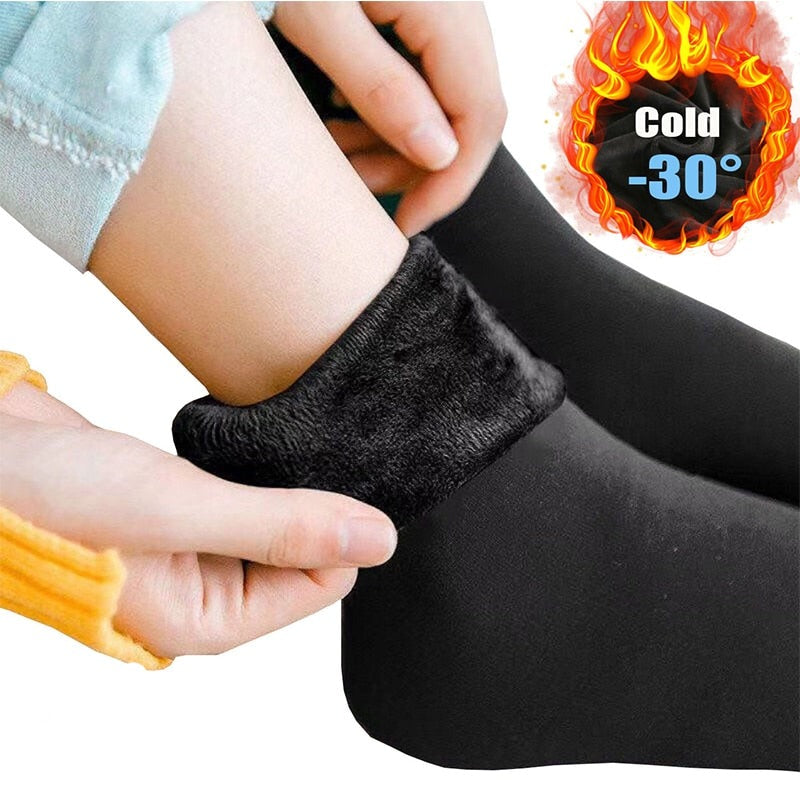 Thermal Touch Winter Warm Solid Thick Socks