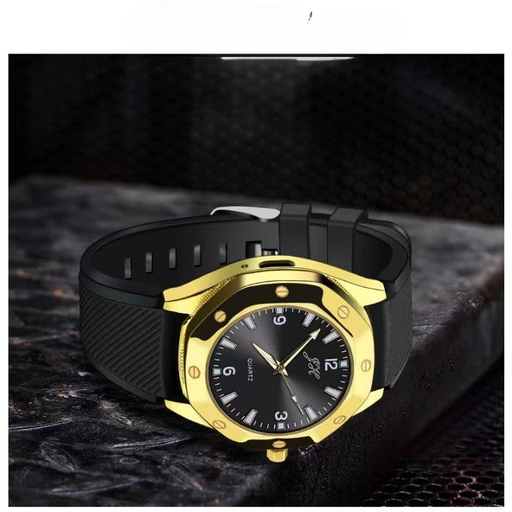 Creative USB Charging Flameless Spark Lighter Watch