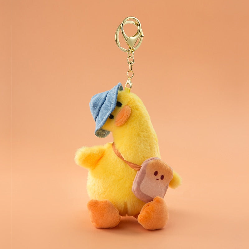 Lovely Crooked Duck Doll Keychain