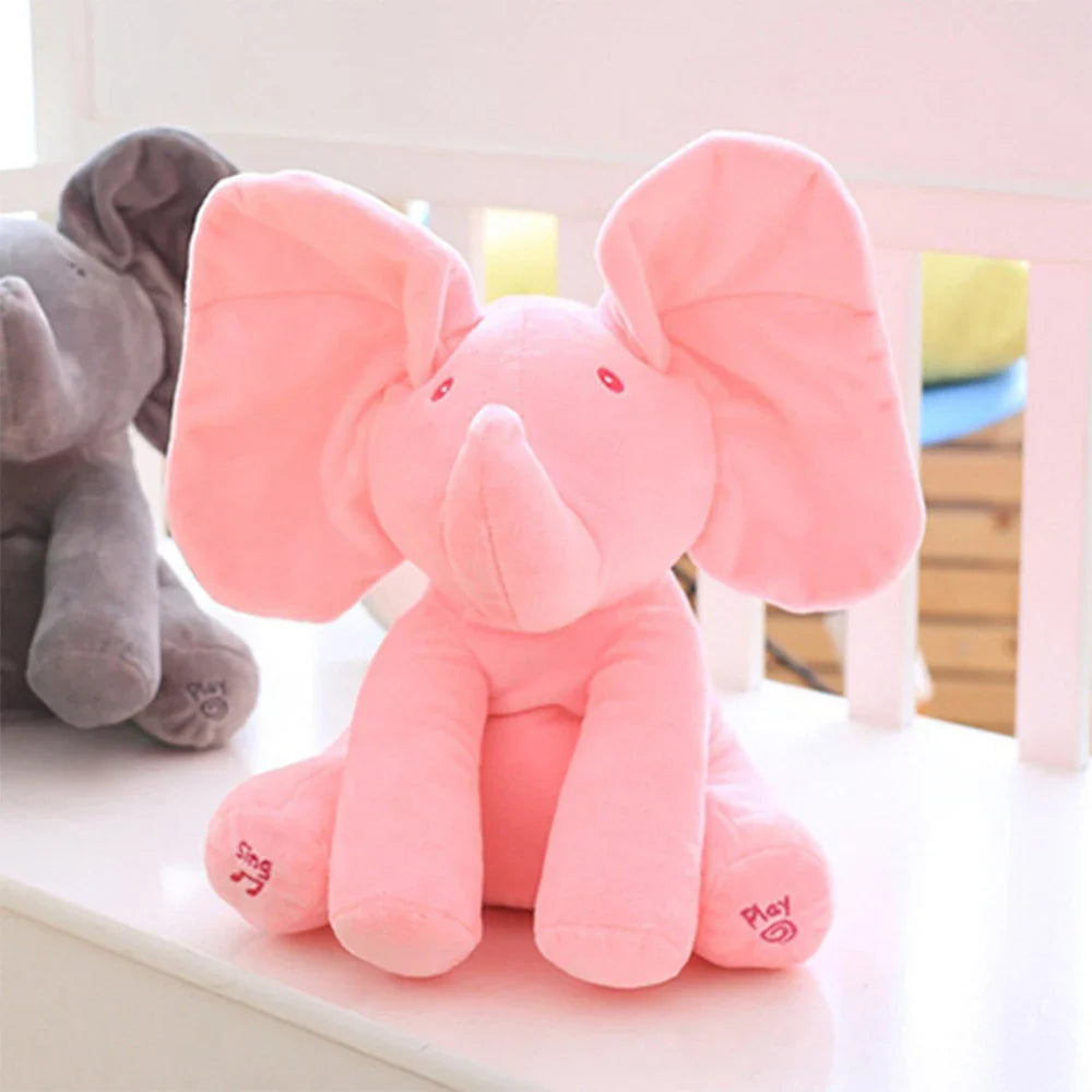 Playful Tunes Electric Hide and Seek Plush Elephant