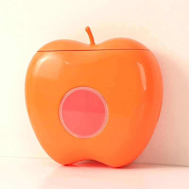 Apple Shaped Wall Mounted Disposable Plastic Wrap Container